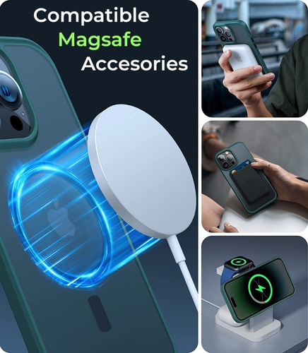 Case Funda Mate iPhone 14, Pro, Max Magsafe 3-pack Set