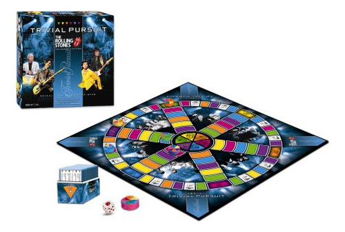 Jogo De Tabuleiro Usaopoly Trivial Pursuit Rolling Stones Ed