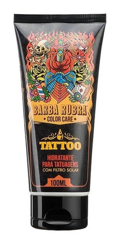 Kit 4 Unid Creme Hidratante Para Tatuagens - Barba Rubra