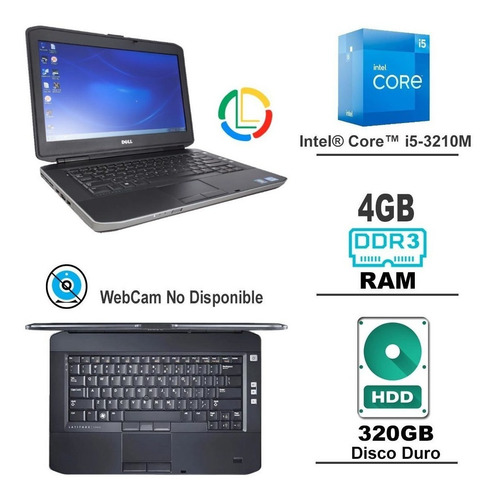 Imagen 3 de 10 de Notebook Laptop Dell I5 3.3ghz 320gb 4gb Hdmi Wifi 14 5430