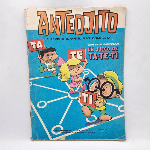 Anteojito / Nº 359 / Año 1972 Tapa Ta Te Ti