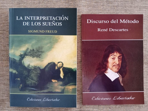 Lote X 2:  Descartes / Método + Freud/ Sueños -  Libertador