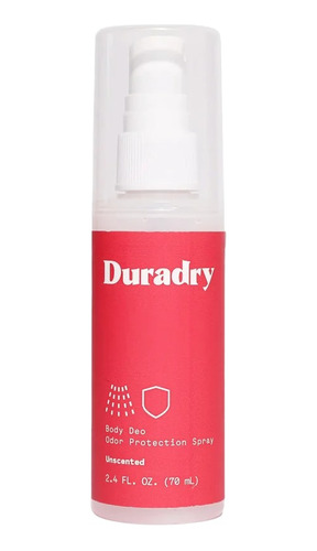 Duradry Desodorante Spray Corporal Para Malos Olores 70 Ml