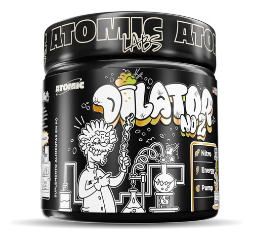 Dilator No2 Vaso Dilatador 300g Rende 40 Doses - Atomic Labs