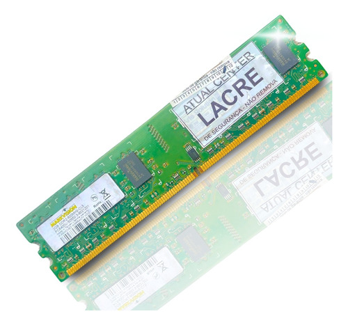 Memória Ram Markvision Ddr2, 2gb 800mhz Dimm Verde Desktop (Recondicionado)