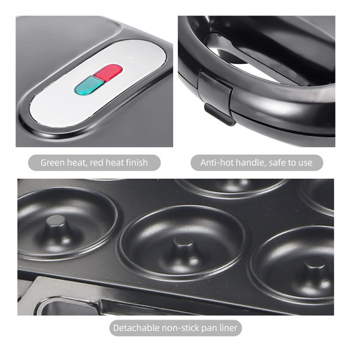 Set De 6 Planchas Para Gofres Donut Maker In Maker, 1 Sk908