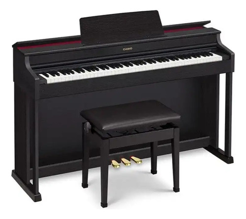 Piano Digital Casio Celviano Ap-470 Preto 88 Teclas + Fone