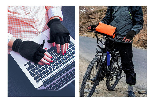 2 Guantes De Invierno Sin Dedos, Guantes De Invierno Con M