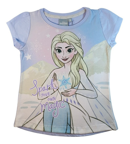 Remera Frozen Princesa Elsa Disney Infantil Nena Magica 