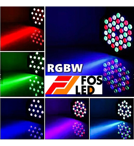 Refletor Canhão Par Led 36led Rgbw Dmx Strobo Dj 110/220v