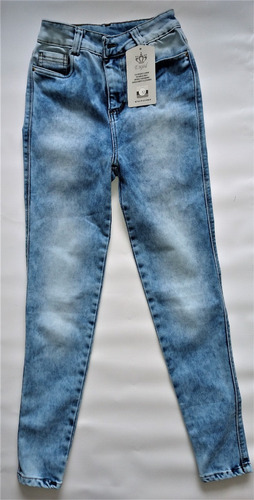 Jean Dama Stress Azul Talla 12 Nt