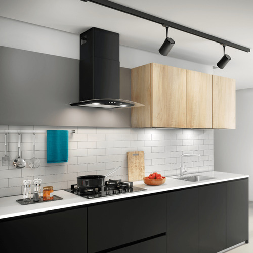 Coifa Franke Classic De Parede Em Aço Inox Preto 60cm 127v