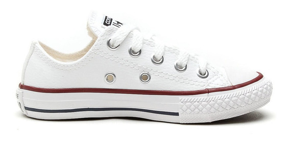 tenis all star couro branco mercado livre