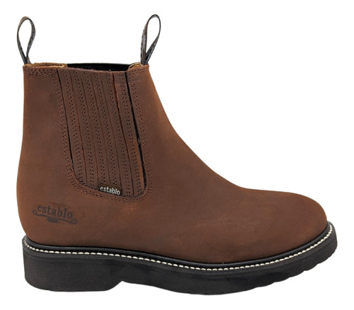 Botas De Trabajo Para Hombre Establo 501 Piel Graso Cafe