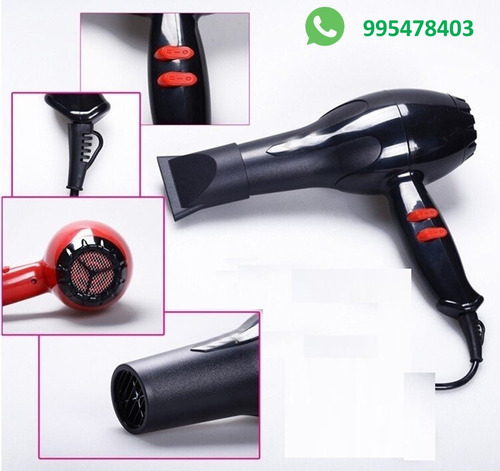 Secadora De Cabello De 3000 W  + Difusor Aire.