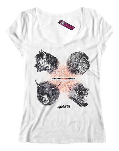 Remera Mujer Estelares Sistema Nervioso Central Mb76 Dtg