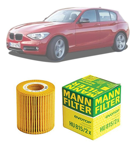 Filtro Óleo Mann Bmw 118i 2010-2012 Motor N43b20a