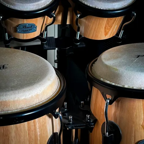 Set Completo Percussão Pearl Primero Series Congas + Bongos