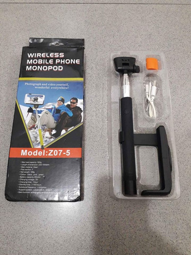 Monopod Modelo Z07-5,bluetooth,con Disparador En El Baston