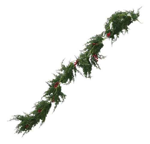 Ay 1pcs Bastón De Navidad Con Guirnalda Verde