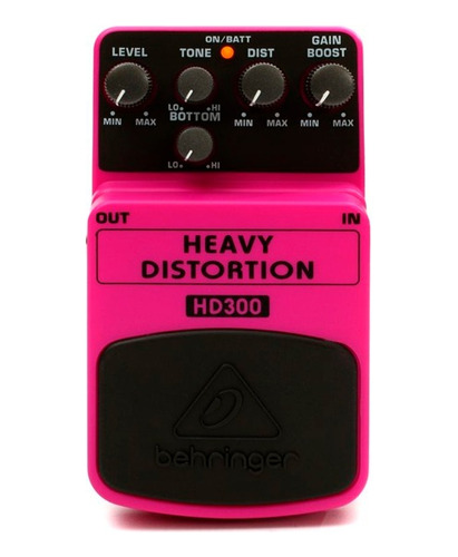 Behringer Hd300 - Pedal Distortion Hsta 12 Meses S/intereses