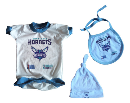 Set Bebe Body + Extras Nba Charlotte Hornets