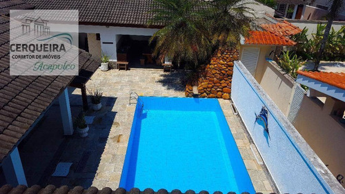 Casa Residencial Para Venda E Locação, Acapulco, Guarujá. - Ca0461