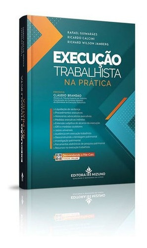 Imagem 3 de 3 de Livro Execução Trabalhista Na Prática Ricardo Calcini