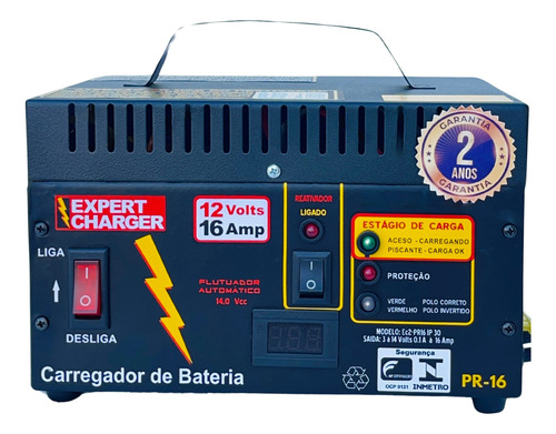 Carregador Bateria Automotivo 12v 16 Ah+reativador Promoção