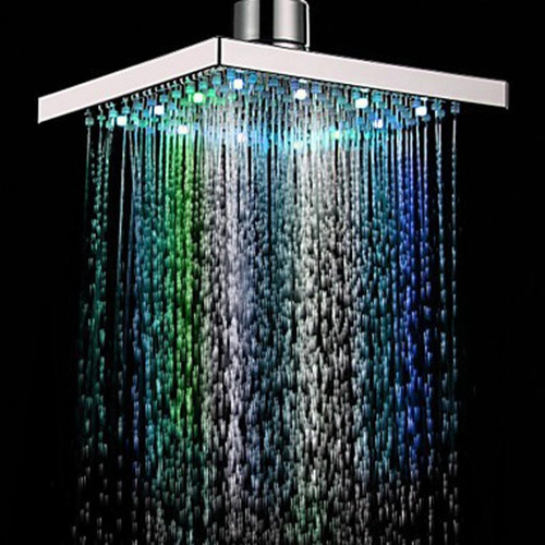 Cabezal de ducha LED de 7 colores que cambia automáticamente siete colores