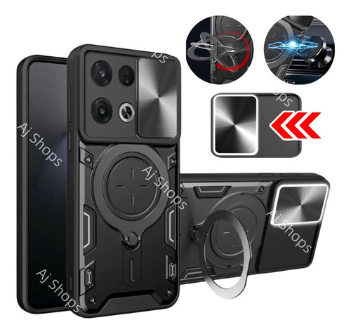 Capa Redmi Note 13 4g -- Capinha Case Proteção De Câmera Com Suporte 360 Armadura Militar Anti Queda Aj Shops