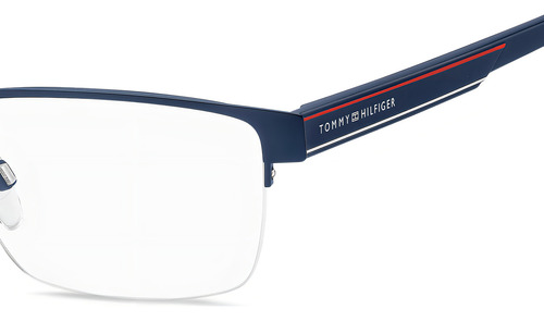 Óculos De Grau Tommy Hilfiger Th 1996 Fll 53 Cor Azul