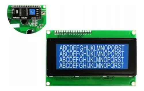 10 X Módulo Display 20x04 20x4 2004 Fundo Azul Modulo I2c Ar