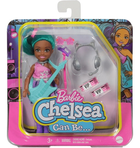 Barbie Chelsea Quiero Ser Estrella De Pop - Mattel