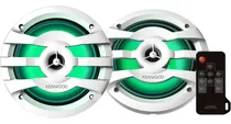 Comprar Kenwood Kfc-1673mrwl - Altavoces Marinos De 2 Vías Con Rejillas (par) | Luces Led Integradas (blanco)