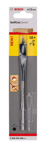 Furadeira de madeira plana Bosch Self Cut Speed 12x152mm