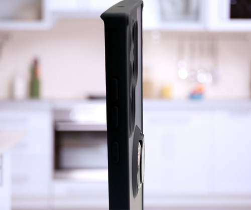 Funda Para Samsung S23ultra Uso Rudo Con Anillo Matte Ring Negro S23 Ultra