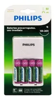 Comprar Carregador De Pilhas Recarregável Philips Cu002F 4 Pilhas Bivolt