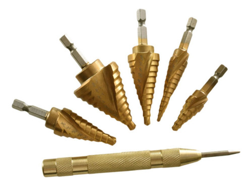 Juego De Brocas Escalonadas, Herramientas De Corte De Cono