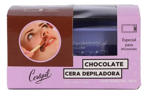 Cera Depiladora Chocolate 110 G Cerapil 