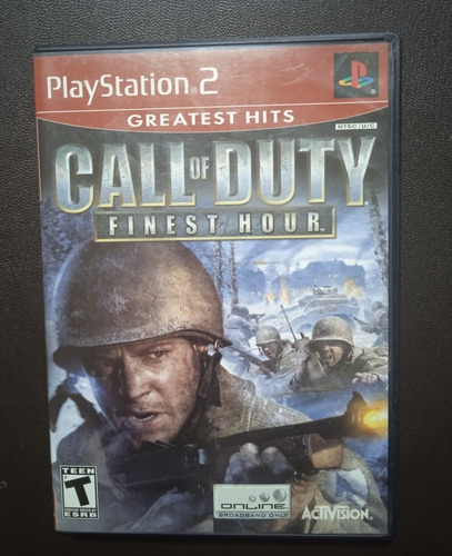 Call Of Duty Finest Hour - Play Station 2 Ps2 