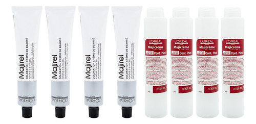 Majirel Loreal X4 Tinturas Coloración + 4 Oxidantes 75ml 