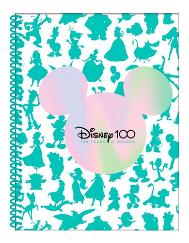 Cuaderno Universitario A4 Disney 100 Años 80h Mooving 2