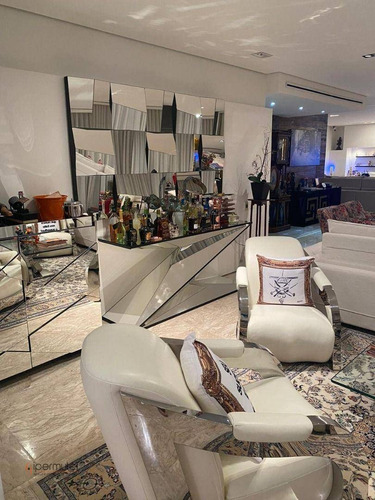 Imagem 8 de 30 de Magnífico Apartamento Com 4 Suítes, 450 M² - Venda Ou Aluguel - Panamby - São Paulo/sp - Ap3161