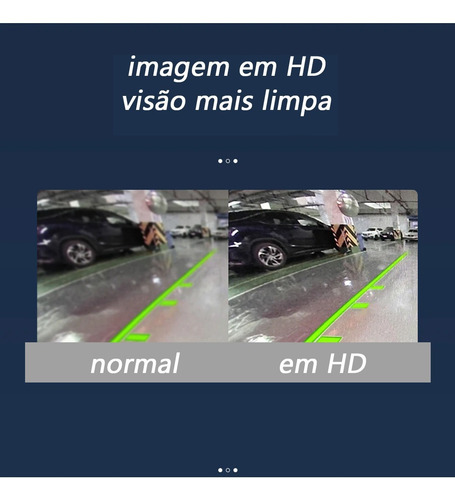 Câmera De Ré Automotiva Hd Estacionamento Visão Noturna