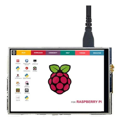 Electrokit Pantalla Para Raspberry 3.5  Touch+ Lapiz