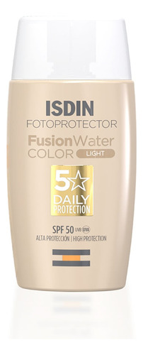 Fotoprotector Fusion Water Spf 50 - Isdin Light Isdin