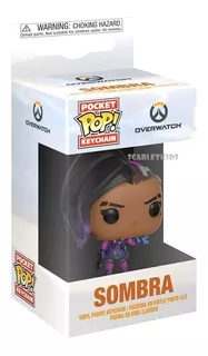 Funko Pop Llavero Overwatch Sombra Original Scarlet Kids