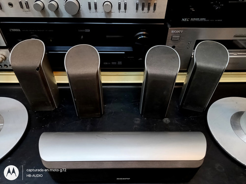 Bafles Columnas Sony Ss-vf300h + Surround + Central Hbaudio Gris