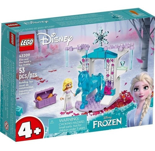 Set De Construccion  Lego Disney Elsa Y El Establo De Hielo Del Nokk  (43209) - 53 Piezas En Caja.